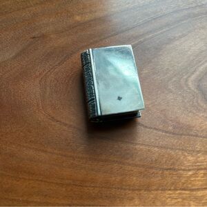 Vintage Sterling Silver “Book” Travel Pill Case